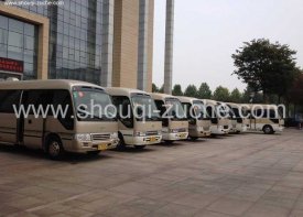 北京首汽租23座大巴考斯特带司机价格