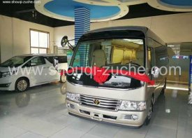 北京租车18座丰田豪华考斯特带司机多少钱一天？