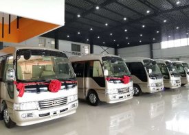 北京租赁考斯特多少钱一天?中巴考斯特带司机接送价格