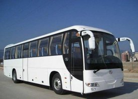 首汽53座金龙大巴包车价格|北京大巴车租一天多少钱？